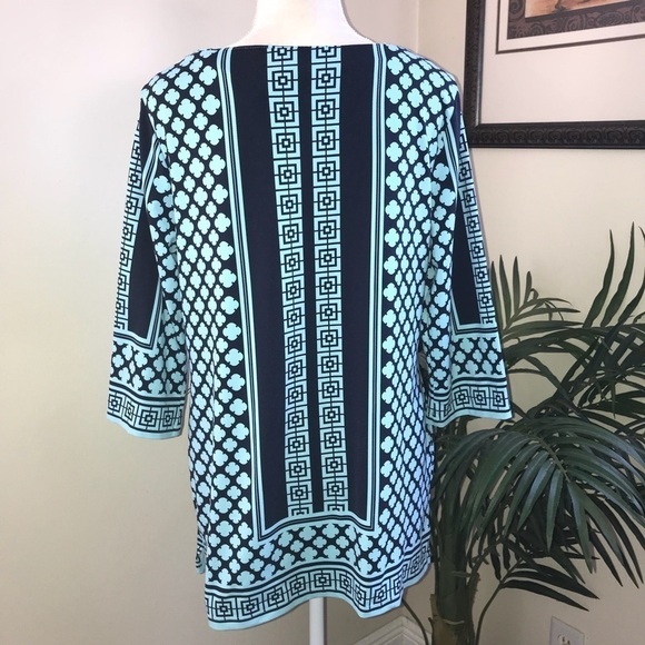 2/$15 Charter Club Stretch Jersey Long Tunic Top L - Picture 4 of 5